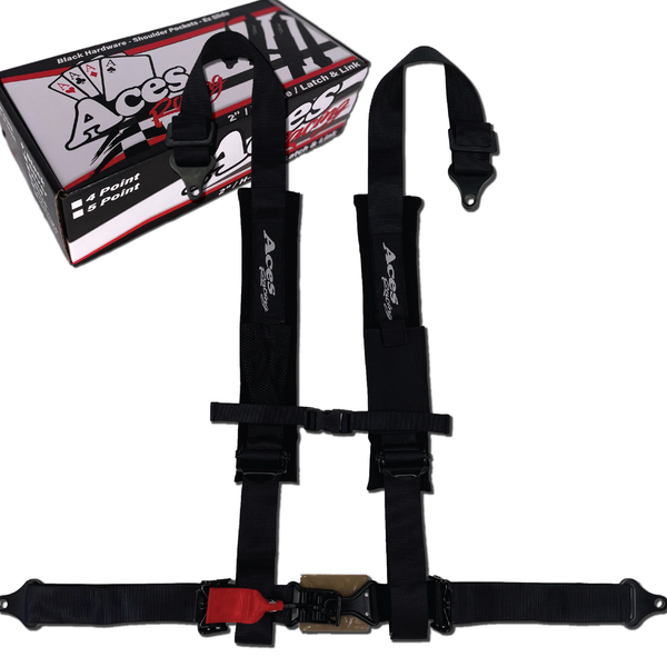 Elite 4 Point Harness with Ez Adjusters Aces Racing