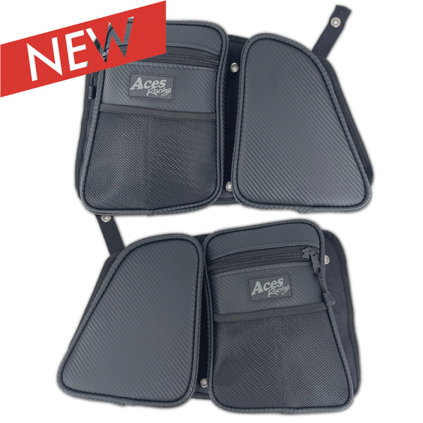 MICTUNING RZR Rear Door Bags Passenger and Driver Side Storage Bag Set