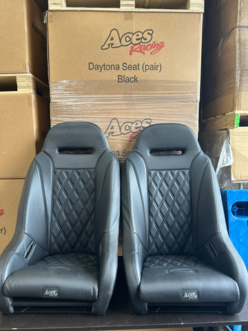 (Heated) Black Apex Suspension Seats-WD-#126