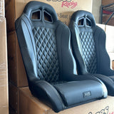 (Black) Daytona Suspension Seats WD With Heat